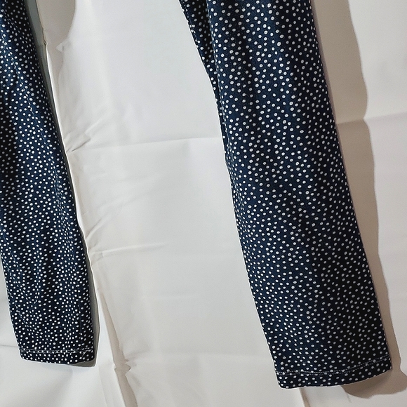 High Waisted Sleep/Loungewear Leggings, Blue and White - Size XLarge - Picture 5 of 13